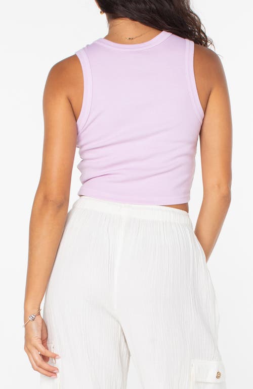 Roxy Roxify Crop Rib Tank Top In Purple