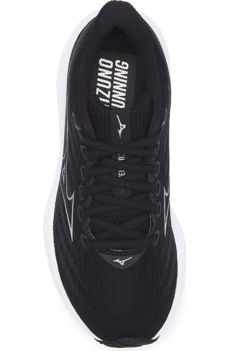 Mizuno Wave Rider 28 Running Shoe, Alternate, color, Black-Harbor Mist