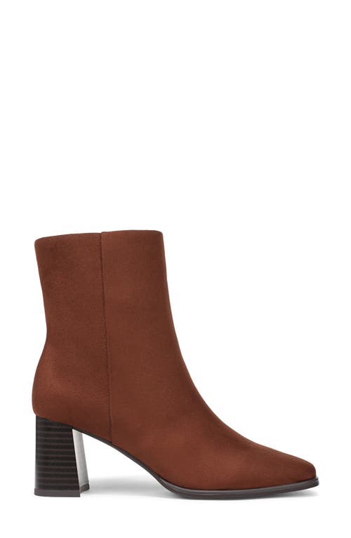 Nordstrom Rack Normandy Block Heel Bootie In Brown