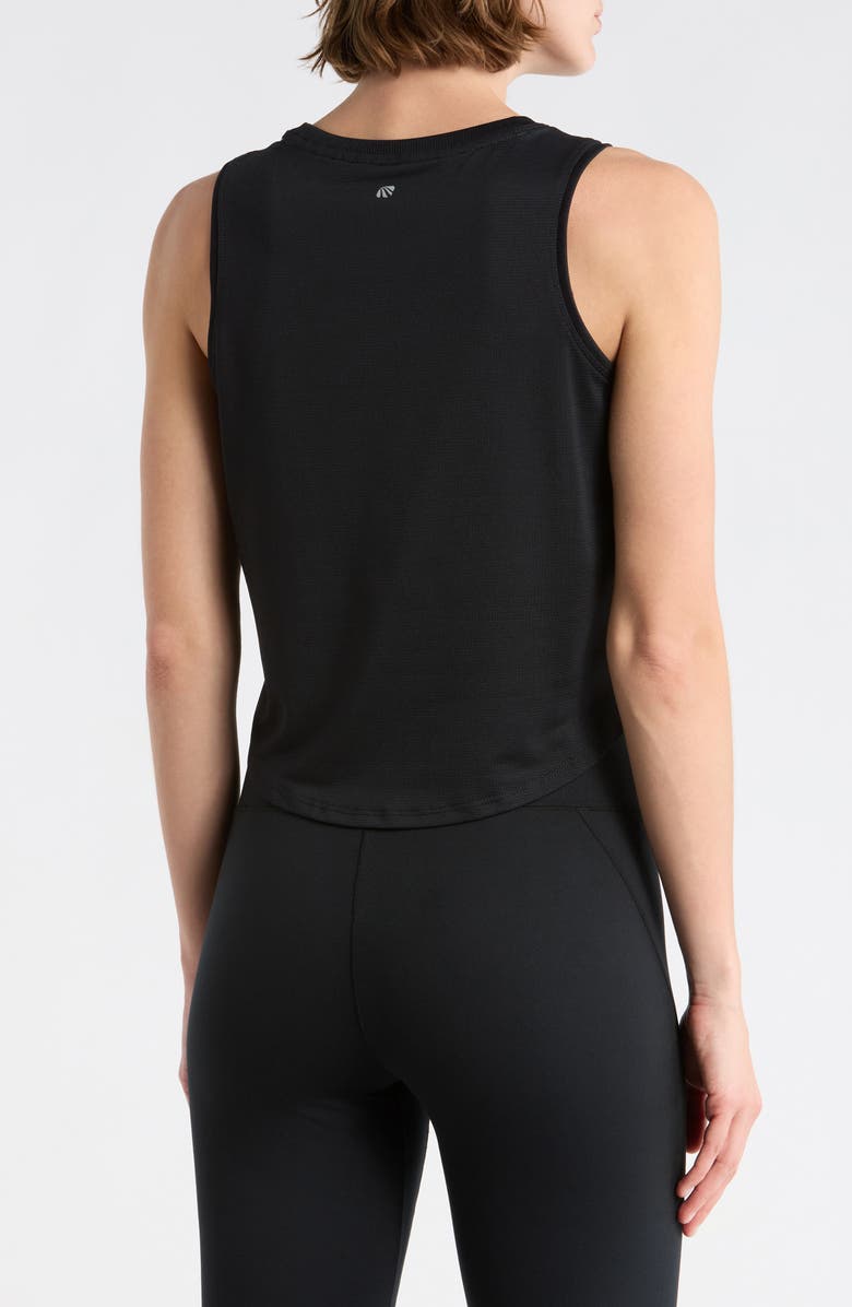 MARIKA Mabel Crop Tank, Alternate, color, Black