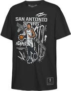 Mitchell & Ness Youth Mitchell & Ness Victor Wembanyama Black San Antonio Spurs Chalked Up Player Name & Number T-Shirt