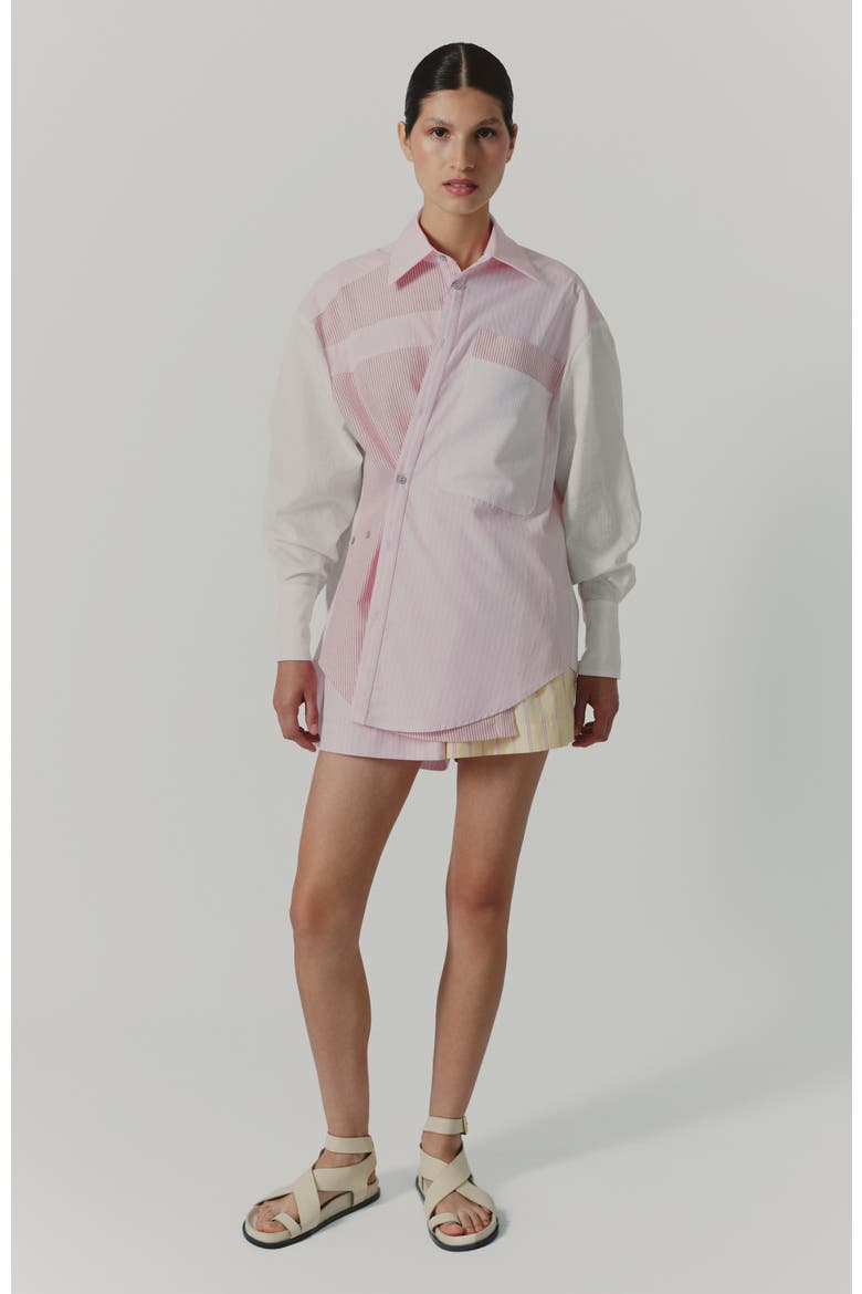 Norte Long Sleeve Button-Up Cotton Shirt, Alternate, color, Mil Rayas Rosa Print
