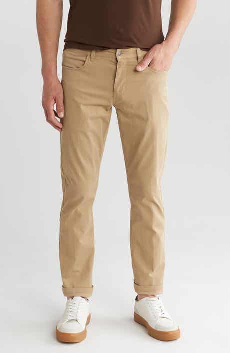 Flat Front Stretch Comfort Slim Leg Pants
