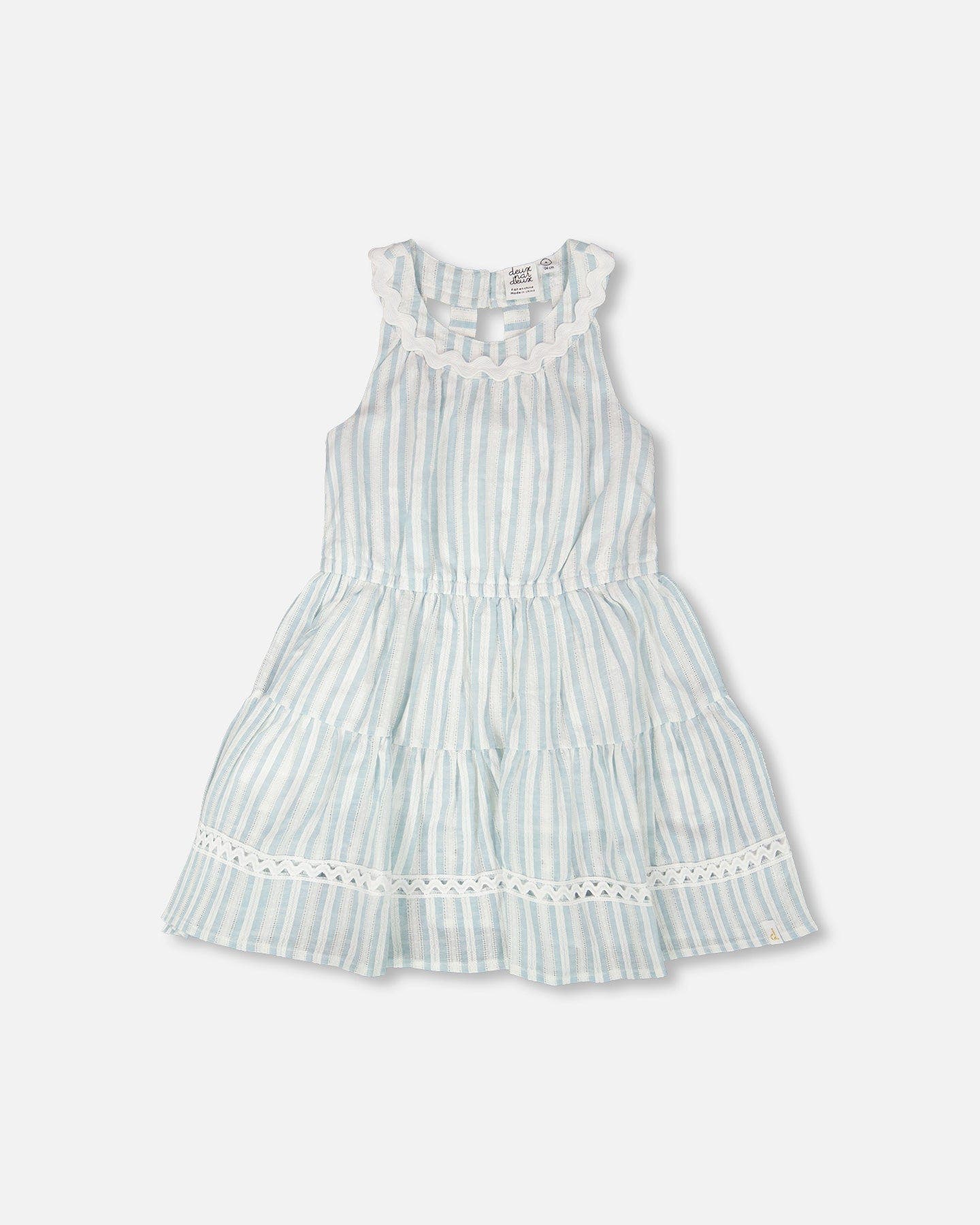 selected White and Blue Stripes