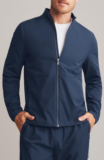 Rhone Coaches Jacket In Blue