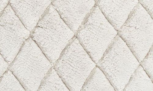 Vera Wang Set Of 2 Marquise Diamond Bath Rugs In Aquamarine