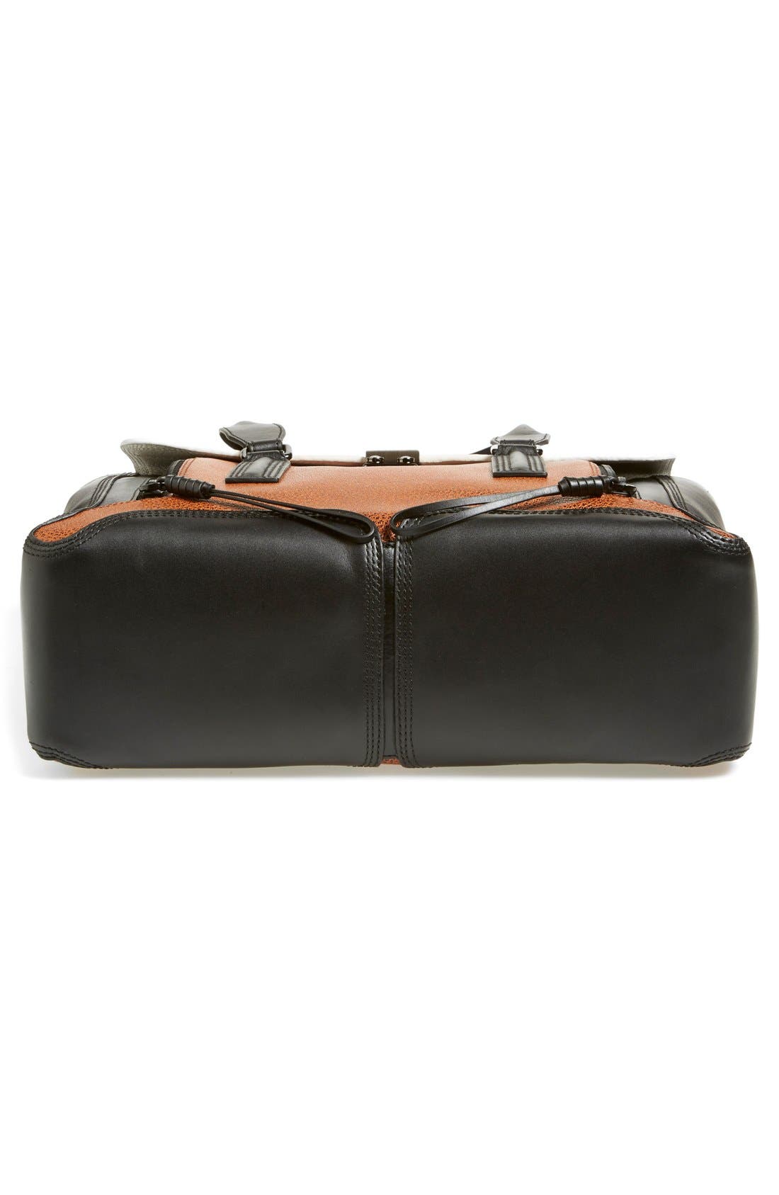 'Large Pashli' Leather Satchel, Alternate, color, COPPER MULTI