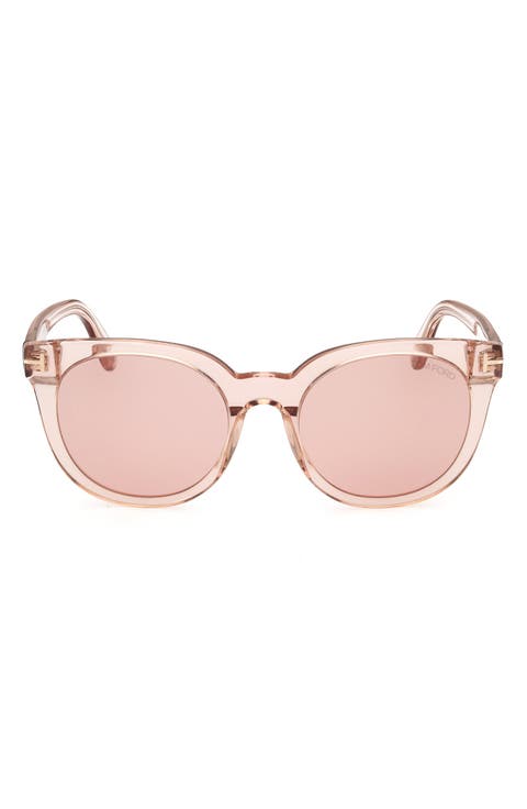 Moira 53mm Gradient Butterfly Sunglasses