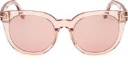 TOM FORD Moira 53mm Gradient Butterfly Sunglasses