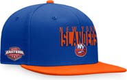 FANATICS Men's Fanatics Branded Royal/Orange New York Islanders Fundamental Colorblocked Snapback Hat