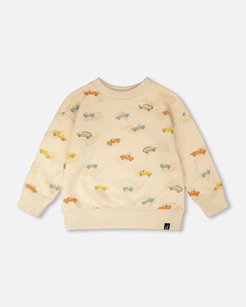 Long Sleeve Jeep Print French Terry Sweatshirt (Baby)