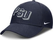 Nike Men's Nike Navy Penn State Nittany Lions Slanted Primetime Rise Performance Adjustable Hat