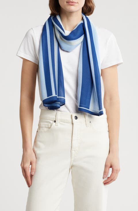 Stripe & Sporty Oblong Scarf
