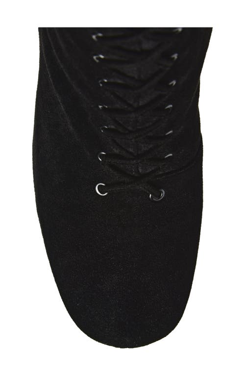 Jeffrey Campbell Pop-off Faux Suede Tall Boot In Black