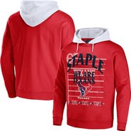 STAPLE Men's NFL x Staple Navy Houston Texans Throwback Vintage Wash Pullover Hoodie