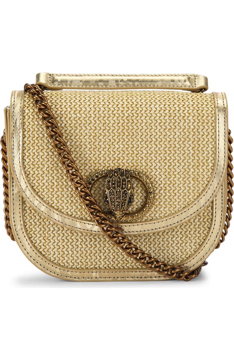 Kurt Geiger London Chelsea Woven Saddle Bag, Main, color,
