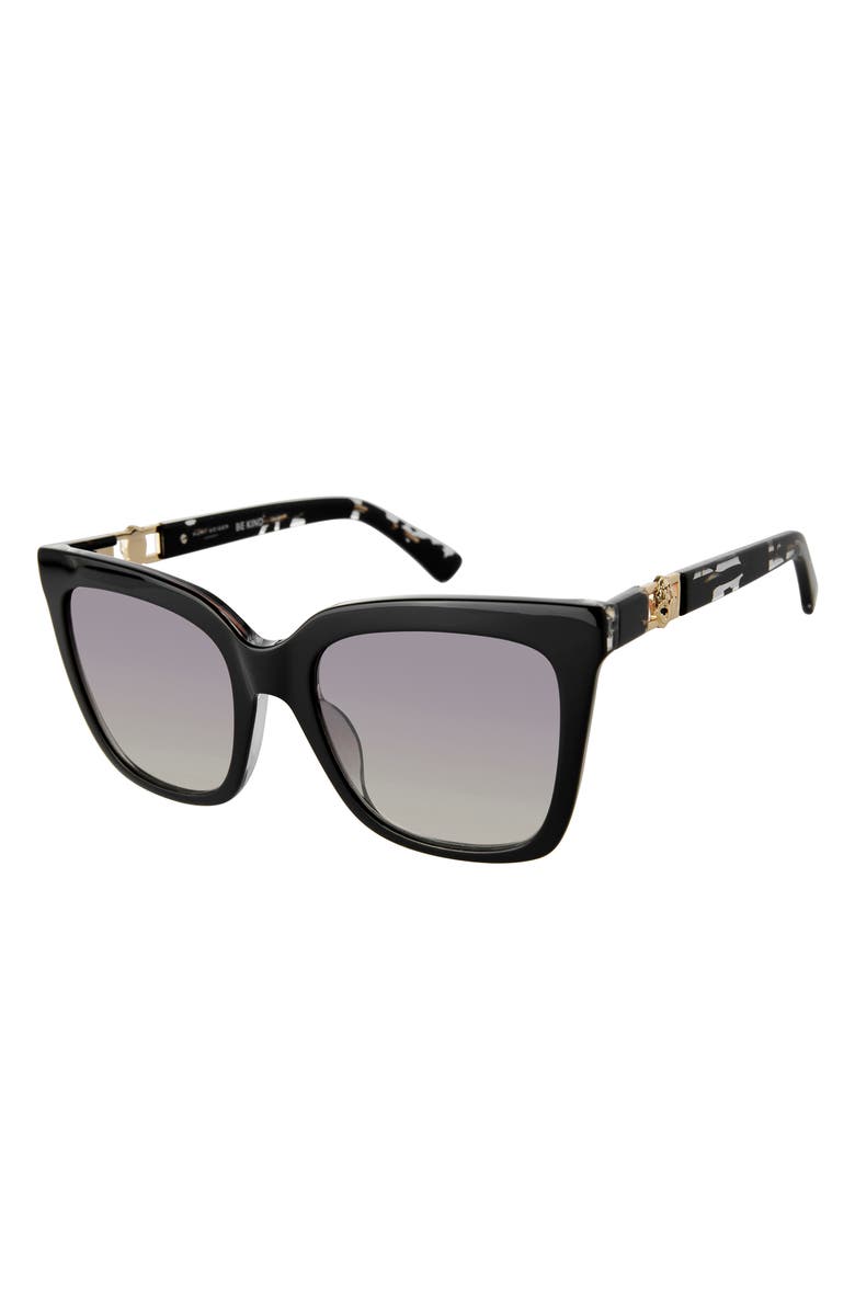 Kurt Geiger London KGL1004 Cat Eye Sunglasses, Alternate, color, Black
