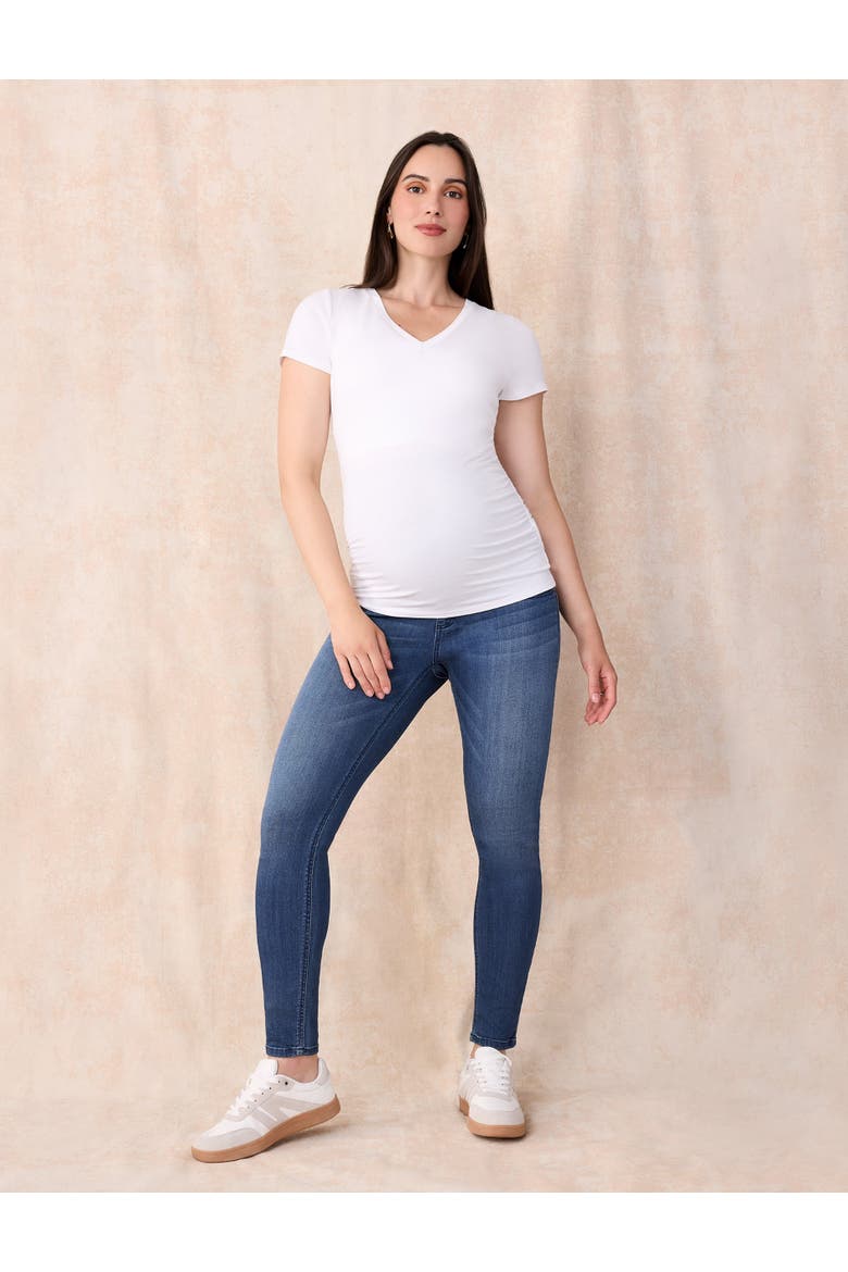 Secret Fit Ankle Length Skinny Jeans, Alternate, color, Harrison Wash
