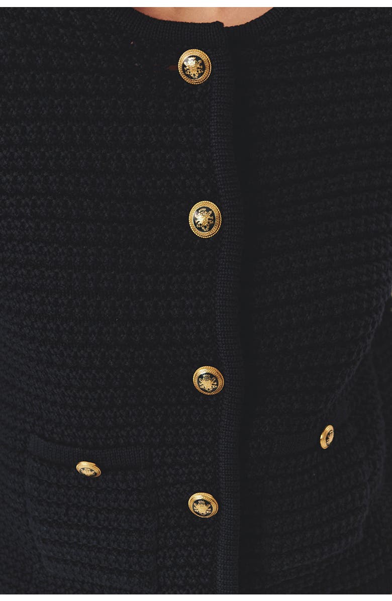 Exquise Joanna Essential Lightweight Knit Cardigan, Alternate, color, Navy Blue