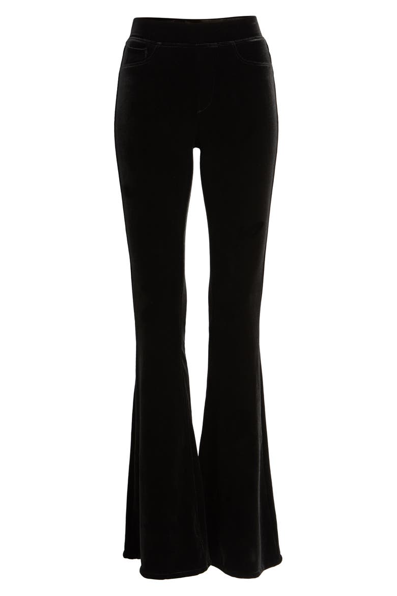 Velvet Flare Pants, Alternate, color, THE GRAND DAME