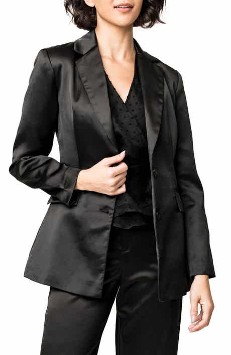 Shine Effect Longline Blazer