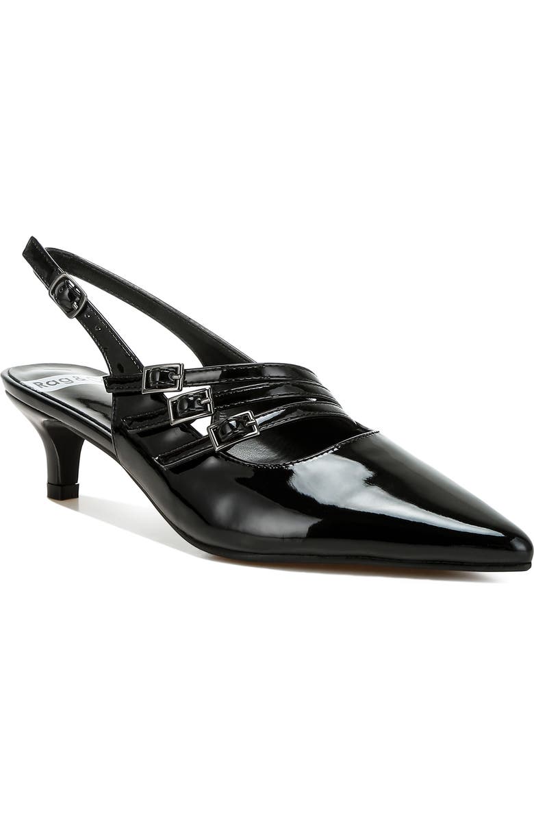 Rag & Co Kanebei Slingback Pump, Main, color, Black