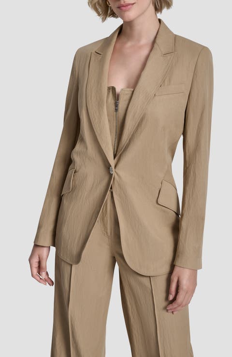 Zigzag Stitch Blazer