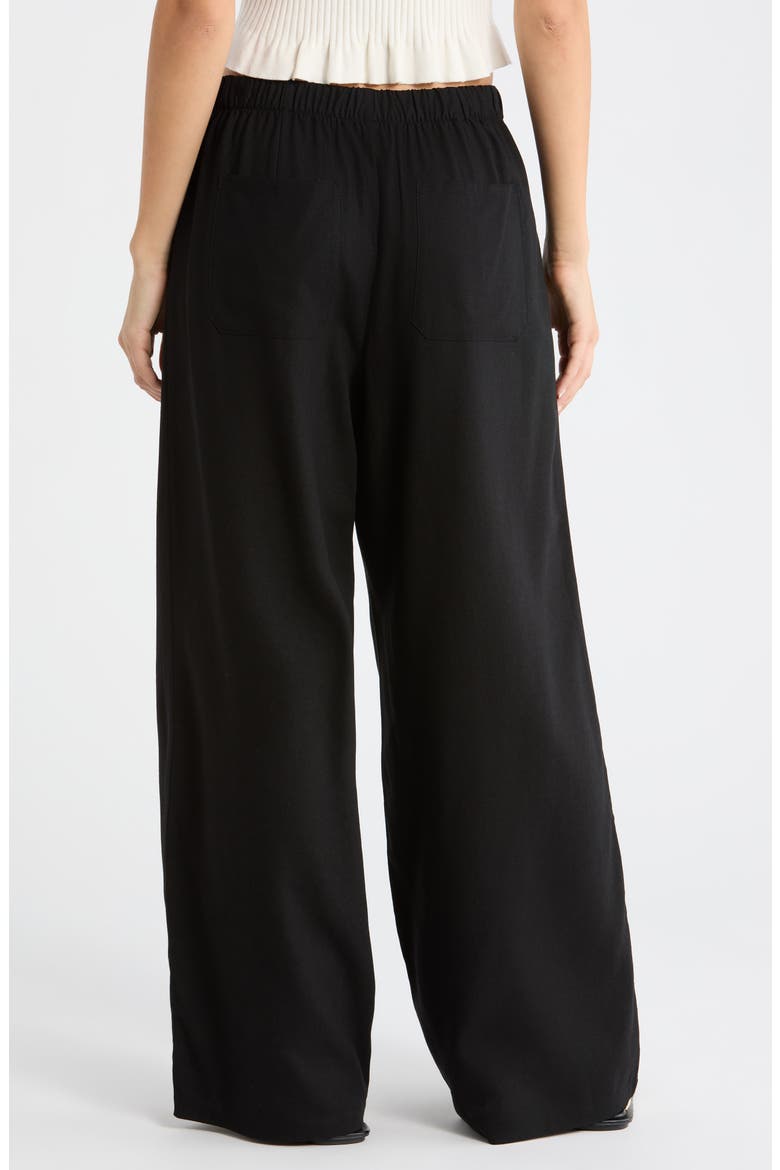 Jude Wide Leg Pants, Alternate, color, BLACK
