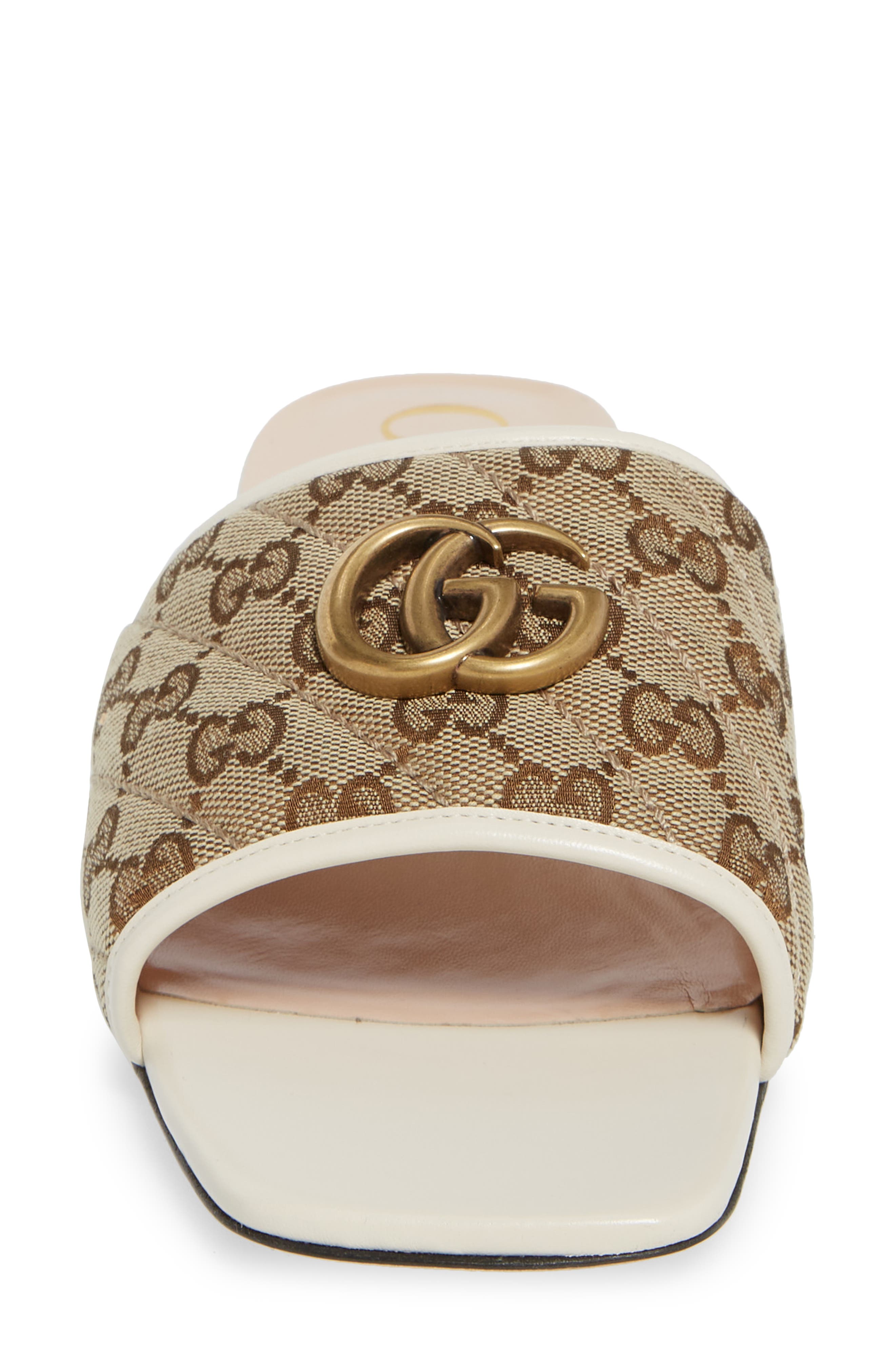 Jolie Slide Sandal, Alternate, color, BEIGE-EBONY/ MY WHITE