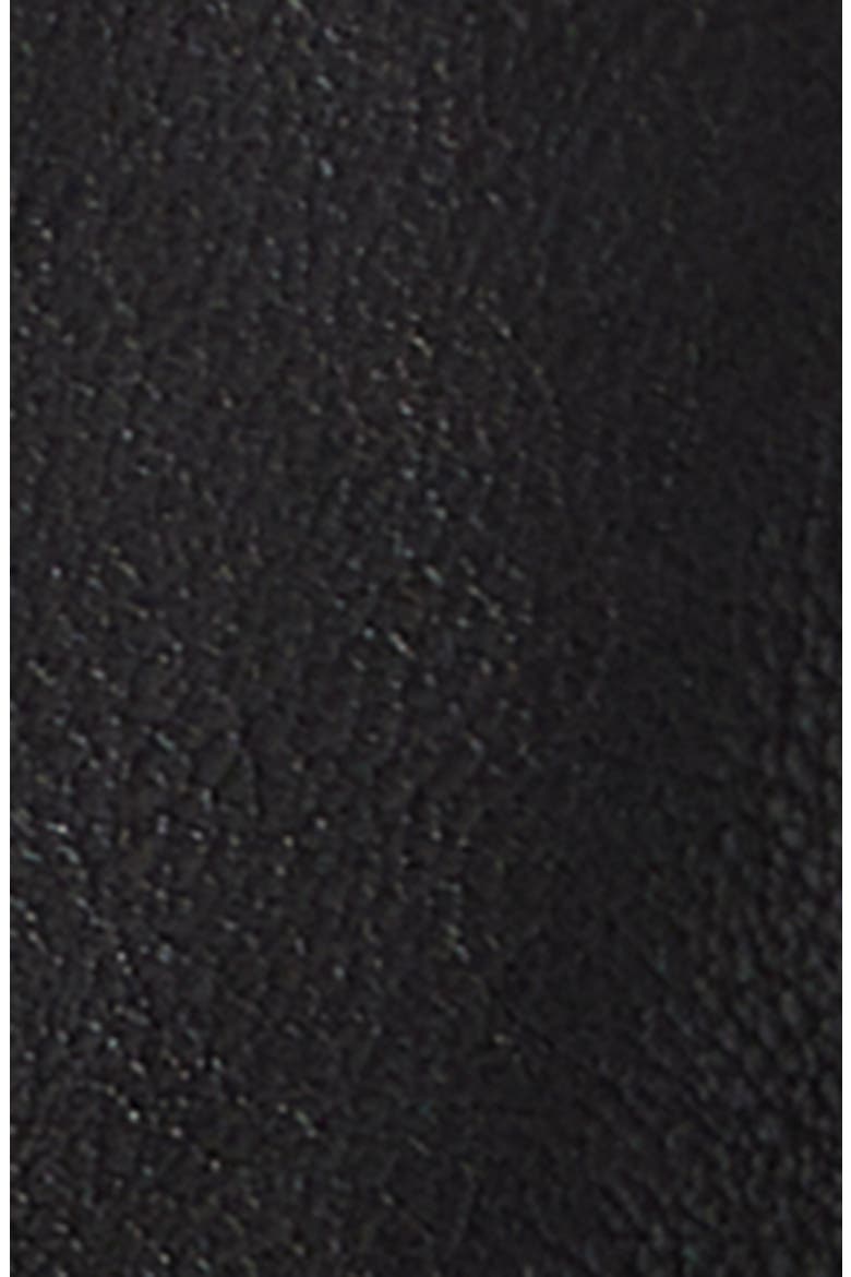 Perrin Belted Leather Jacket, Alternate, color, BLACK