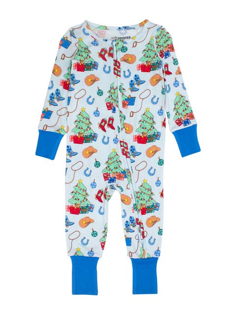 SoftSnooze Gender Incusive Holiday Convertible One Piece Pajamas (Baby)