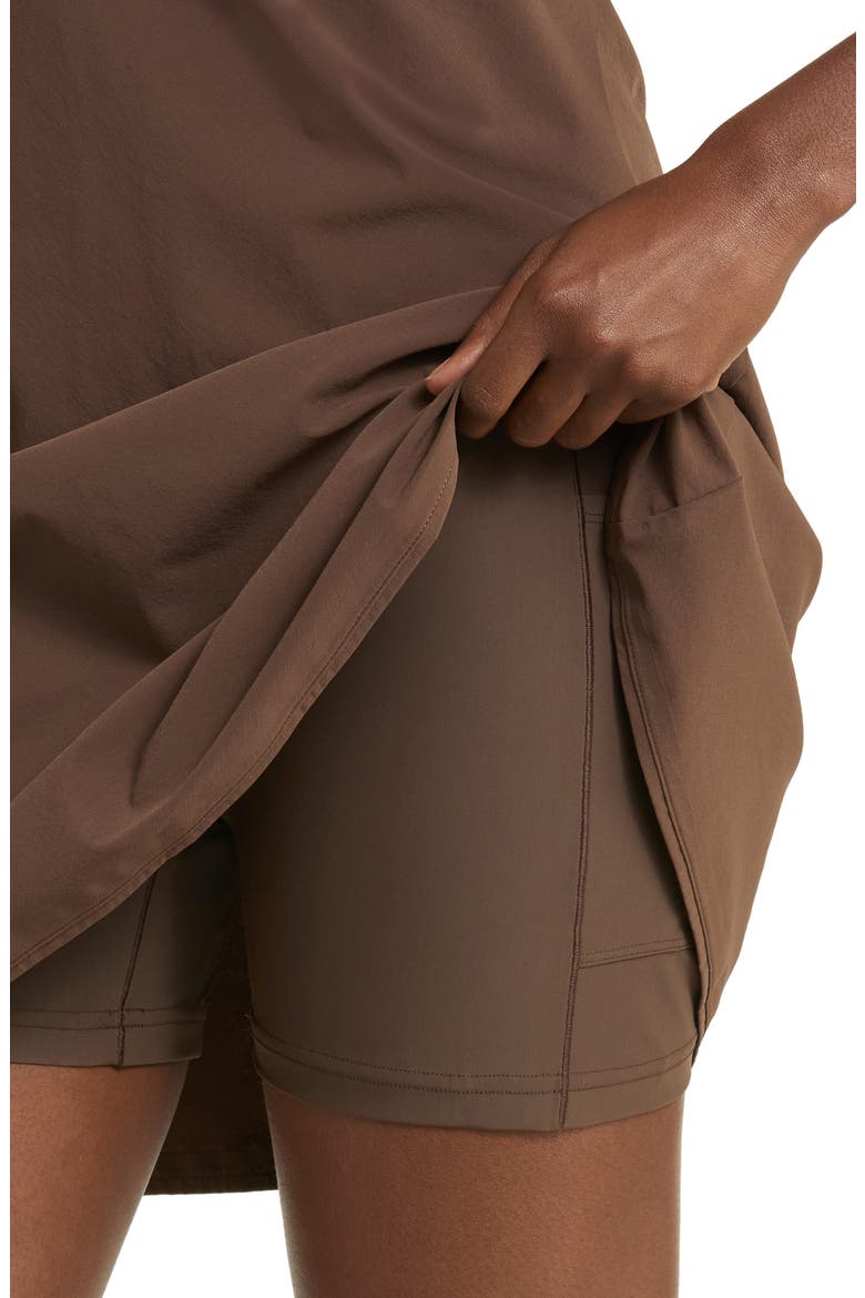 The Exercise Dress, Alternate, color, CHOCOLATE