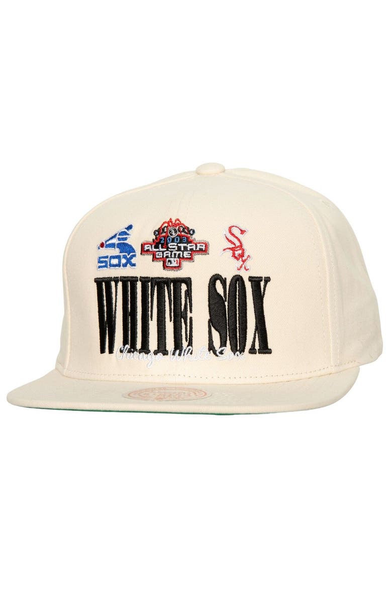 Mitchell & Ness Men's Mitchell & Ness Cream Chicago White Sox Reframe Retro Snapback Hat, Main, color, Cream