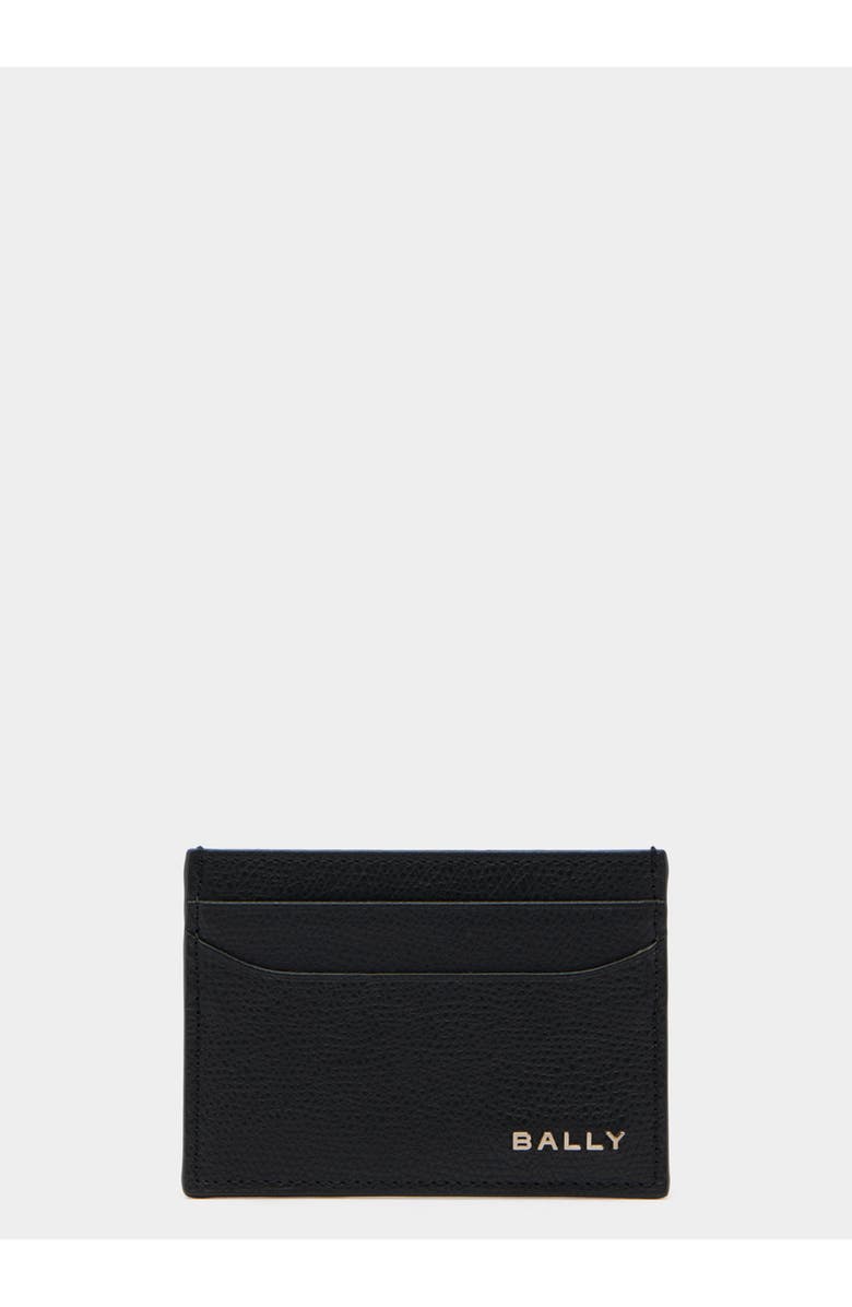 Bally Essential Card Holder in Grained Leather, Main, color, 