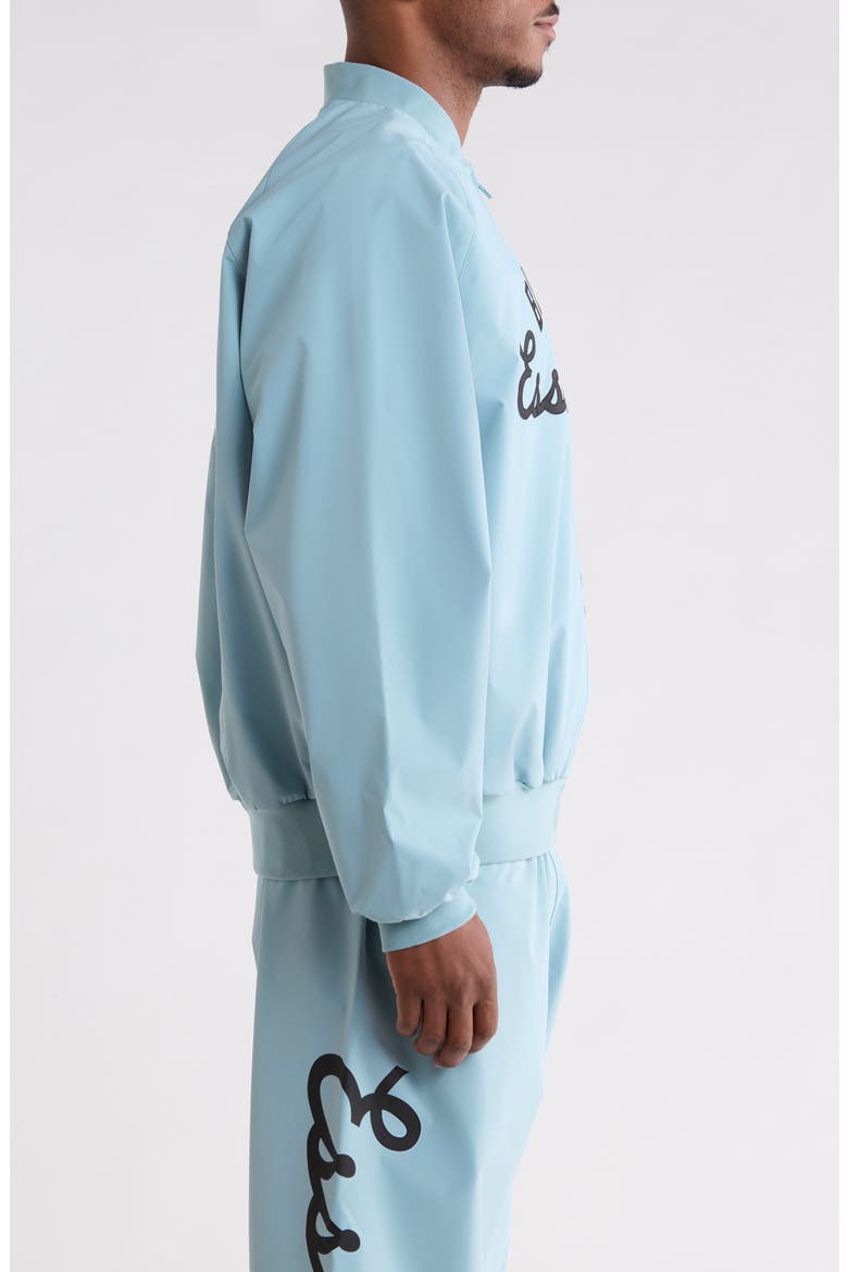 MLB Full Zip Bomber Jacket, Alternate, color, STONE BLUE