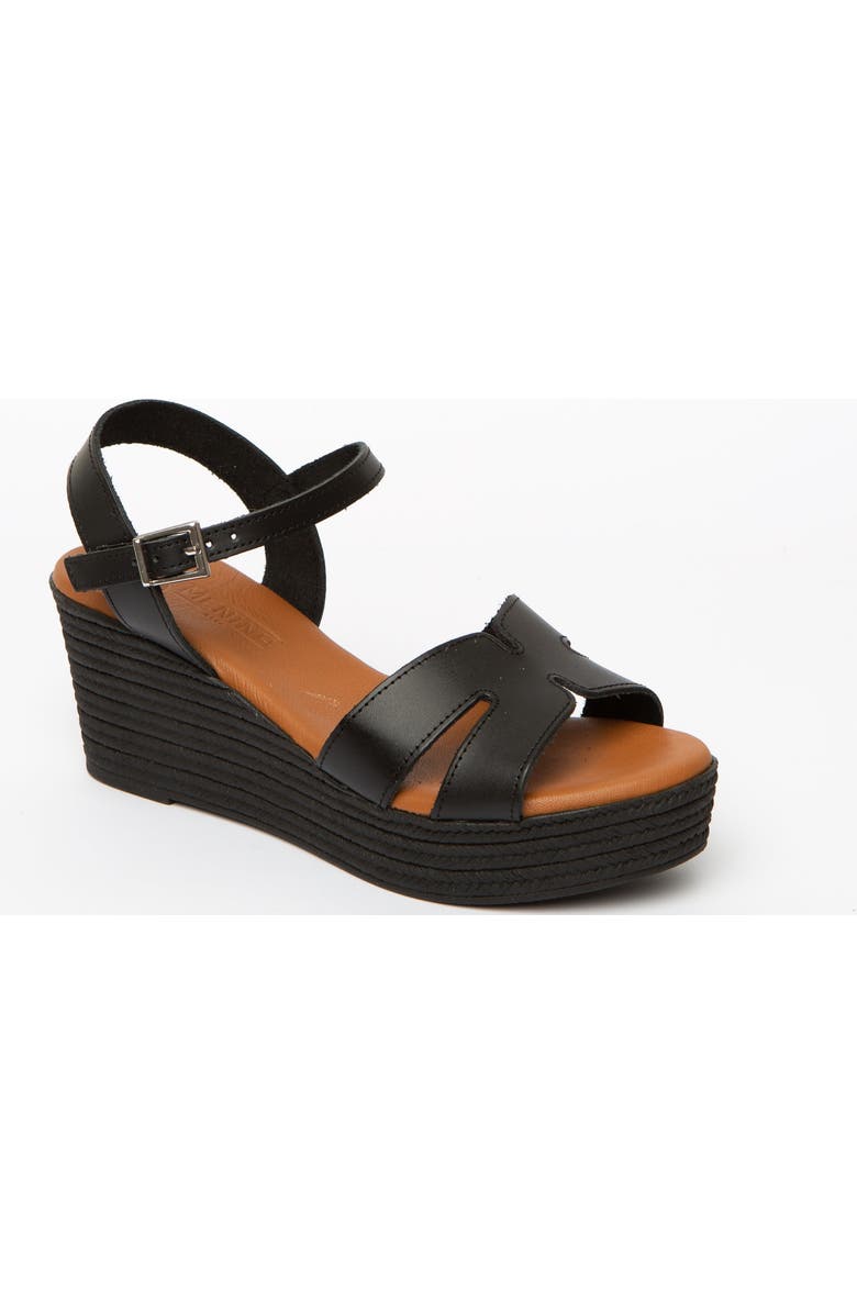 Menina Step Sara Heeled Sandal, Alternate, color, Black