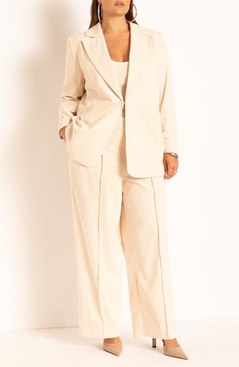 ELOQUII Corduroy Wide Leg Pants, Alternate, color, 