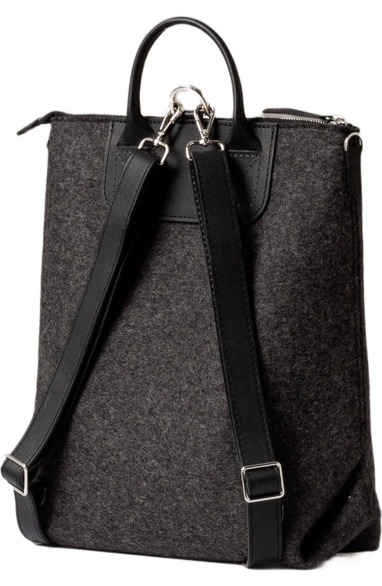 Graf Lantz Bedford Merino Wool Backpack, Alternate, color, Charcoal Black