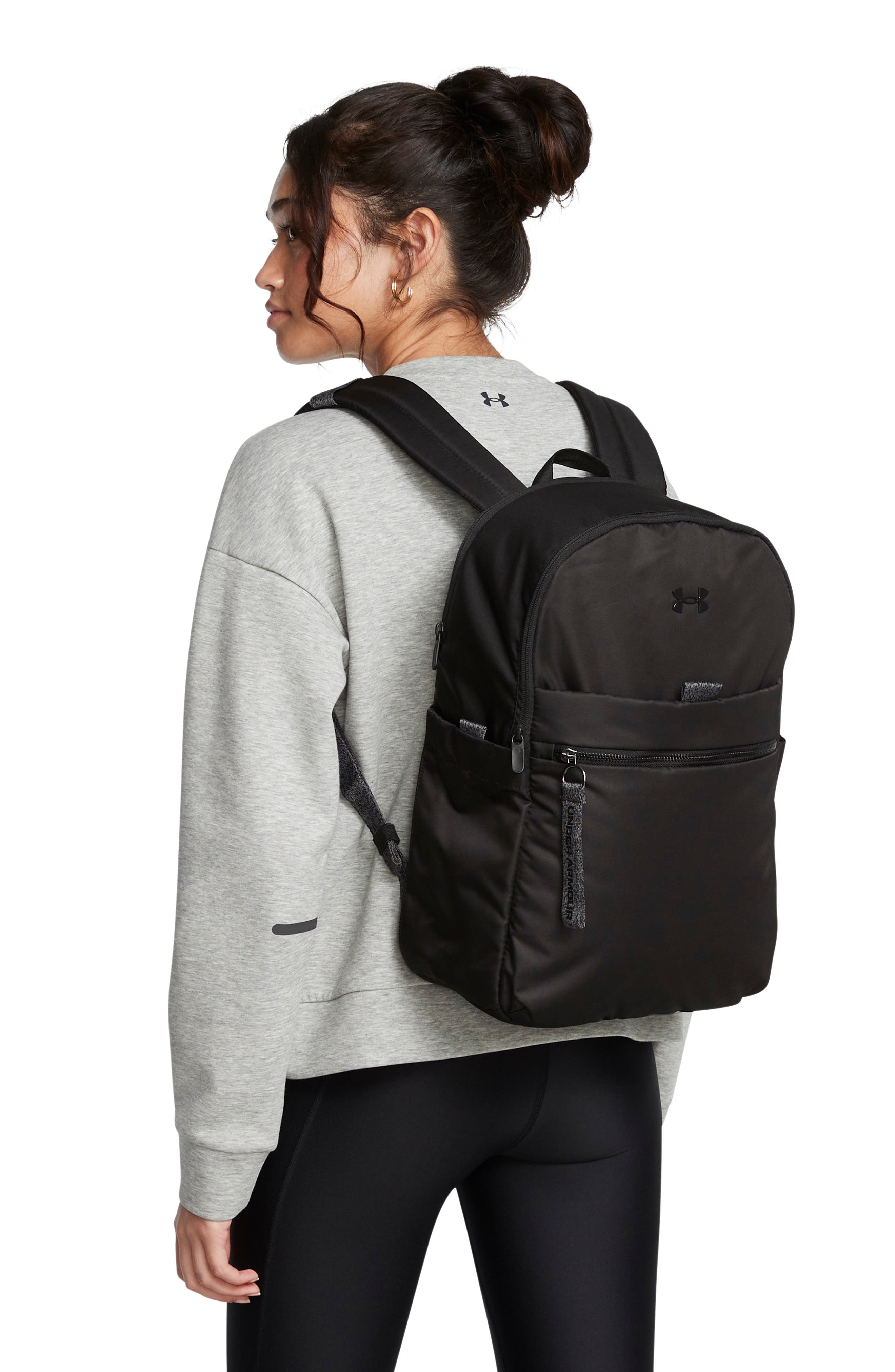 Under Armour Studio Campus Water Repellent Backpack, Alternate, color, Black / Black / Black