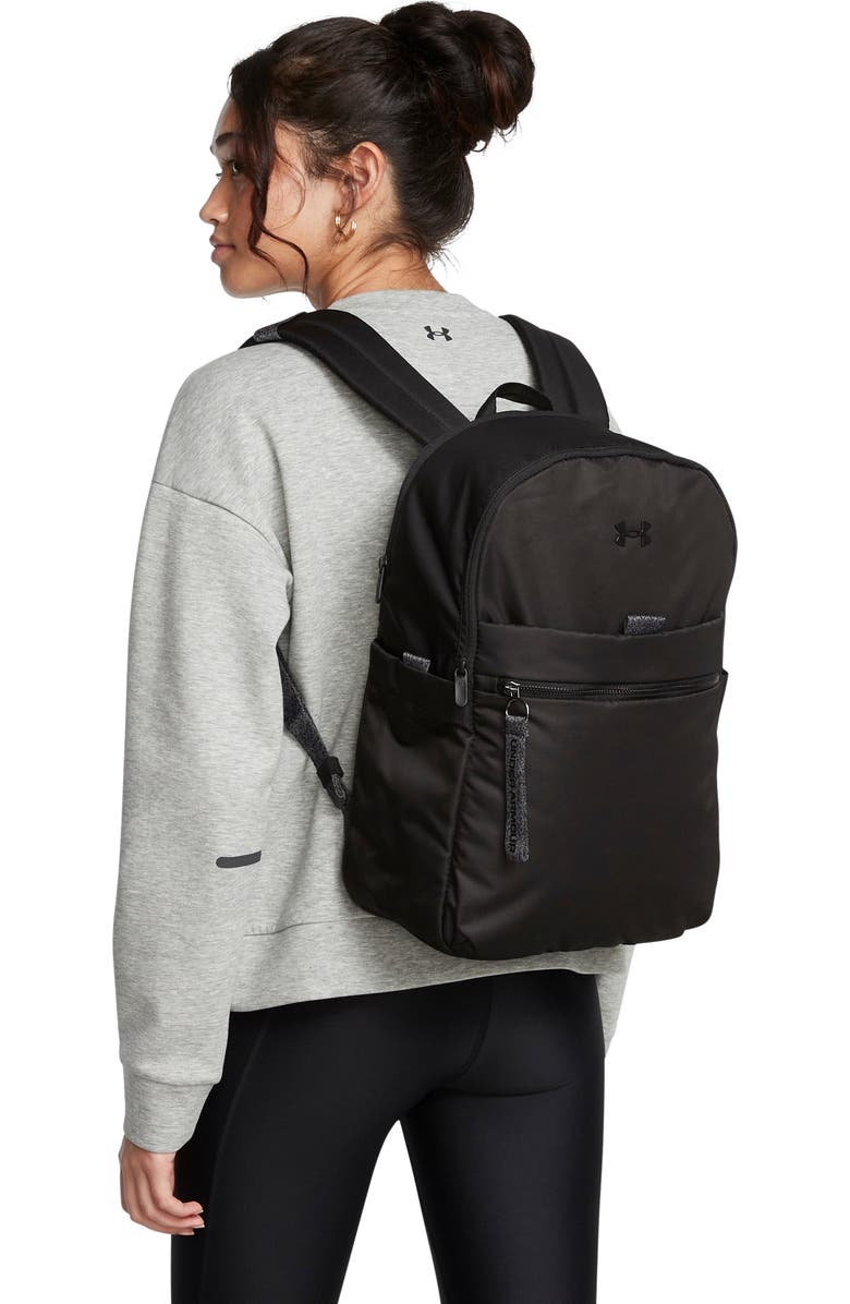 Under Armour Studio Campus Water Repellent Backpack, Alternate, color, Black / Black / Black