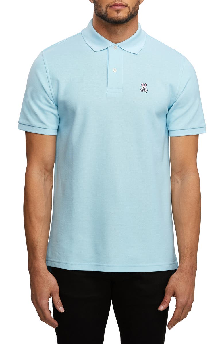 Psycho Bunny The Classic Slim Fit Piqué Polo, Main, color,