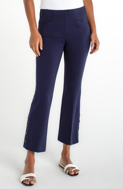 Liverpool Los Angeles Stella Pull-On Kick Flare Ponte Pants (Regular & Petite)