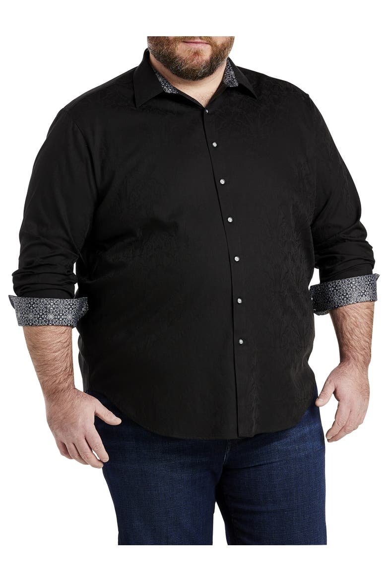 Highland Sport Shirt, Main, color, BLACK