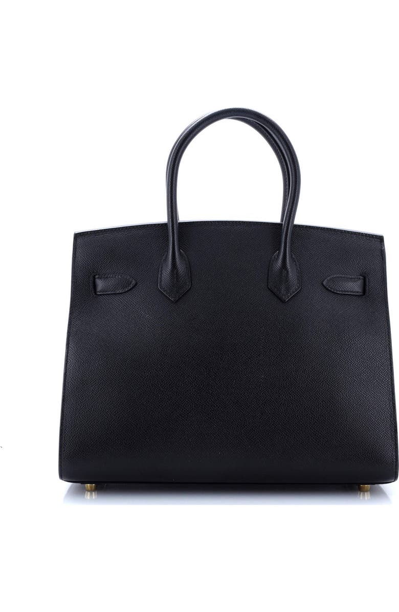 Pre-Owned Hermes Birkin Sellier Bag Black Epsom with Gold Hardware 30, Alternate, color,