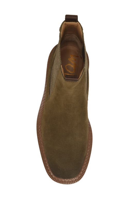 Sam Edelman Laguna Waterproof Lug Sole Chelsea Boot In Green