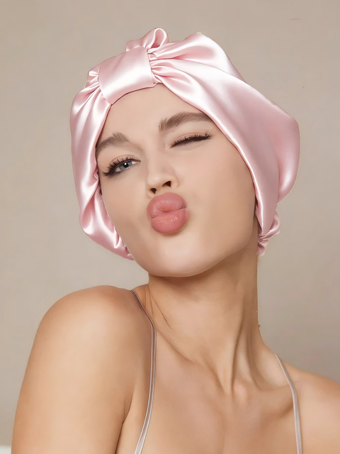 100% Mulberry Silk Sleep Bonnet