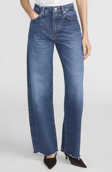 The Bow High Waist Barrel Jeans