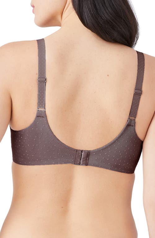 Wacoal Back Appeal Smoothing Underwire Bra In Brown