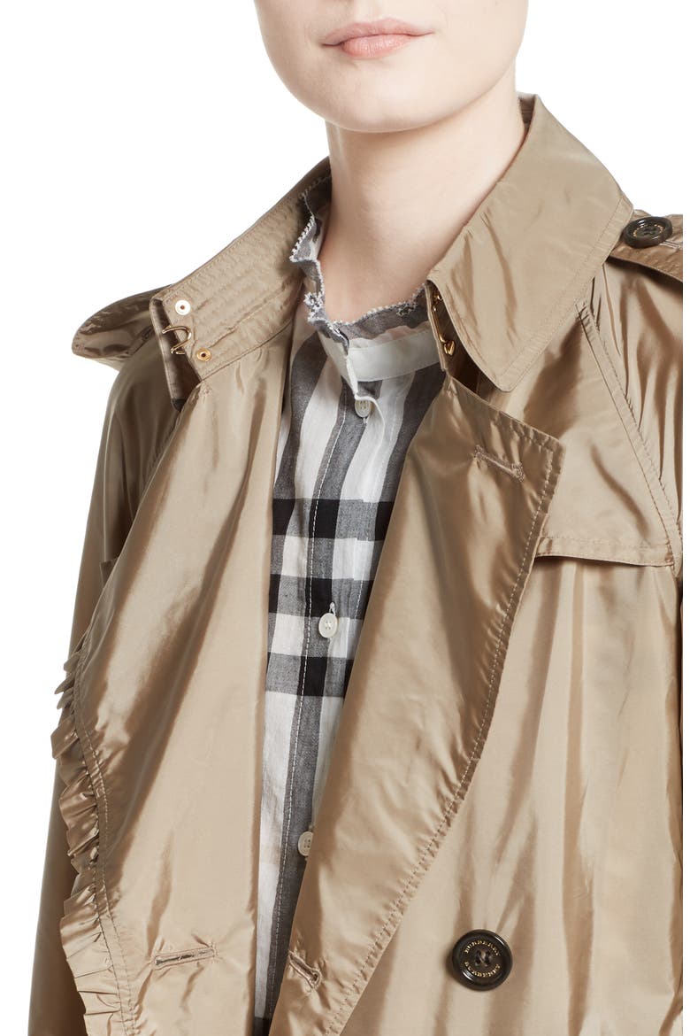 Ombersley Trench Coat, Alternate, color, SISAL