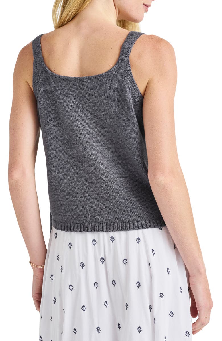 Splendid Berkeley Side Tie Cotton Sweater Tank, Alternate, color, 